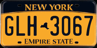 NY license plate GLH3067