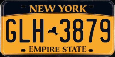 NY license plate GLH3879