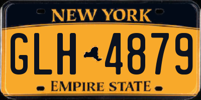 NY license plate GLH4879