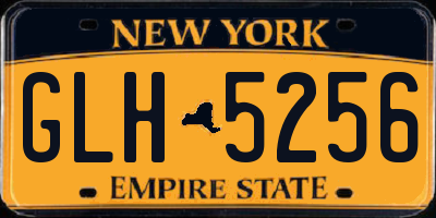 NY license plate GLH5256