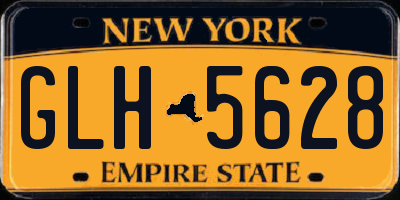NY license plate GLH5628