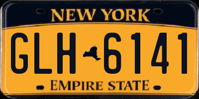 NY license plate GLH6141