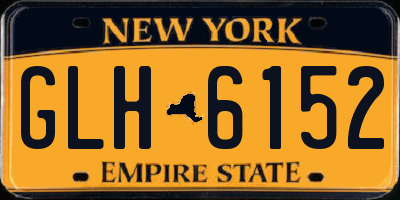 NY license plate GLH6152