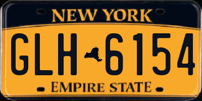 NY license plate GLH6154