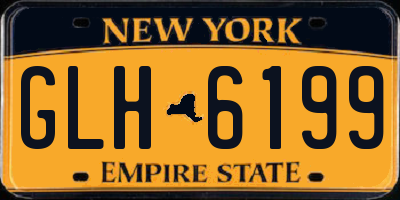 NY license plate GLH6199