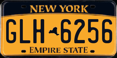 NY license plate GLH6256
