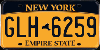 NY license plate GLH6259