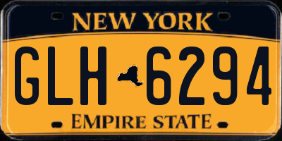 NY license plate GLH6294