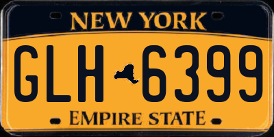 NY license plate GLH6399