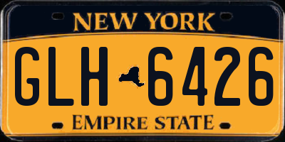 NY license plate GLH6426
