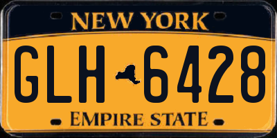 NY license plate GLH6428