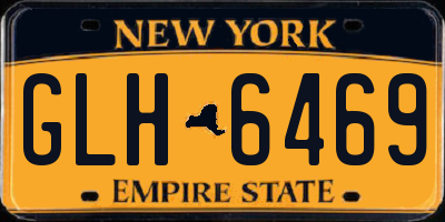 NY license plate GLH6469