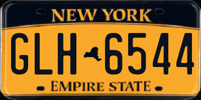 NY license plate GLH6544