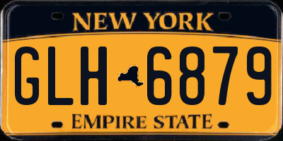 NY license plate GLH6879