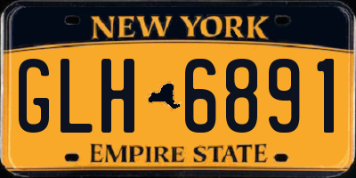 NY license plate GLH6891