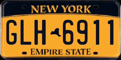 NY license plate GLH6911