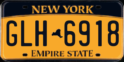 NY license plate GLH6918