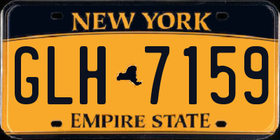 NY license plate GLH7159