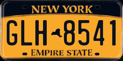 NY license plate GLH8541