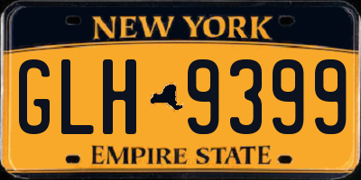 NY license plate GLH9399