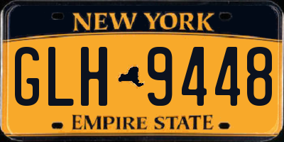 NY license plate GLH9448