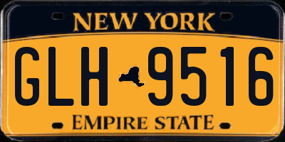 NY license plate GLH9516