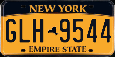 NY license plate GLH9544
