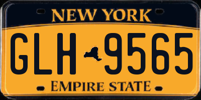 NY license plate GLH9565