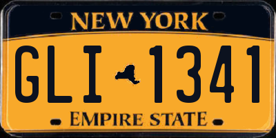 NY license plate GLI1341