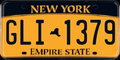 NY license plate GLI1379