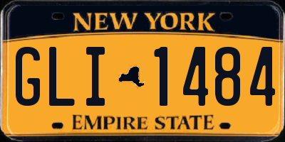 NY license plate GLI1484