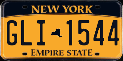 NY license plate GLI1544