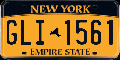 NY license plate GLI1561