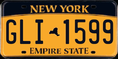 NY license plate GLI1599