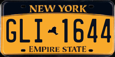 NY license plate GLI1644