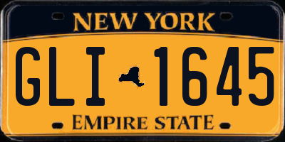 NY license plate GLI1645