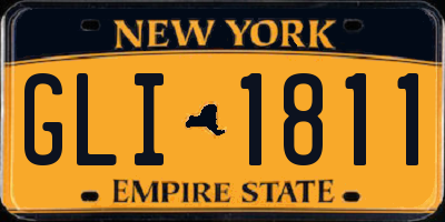 NY license plate GLI1811