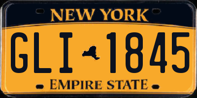 NY license plate GLI1845