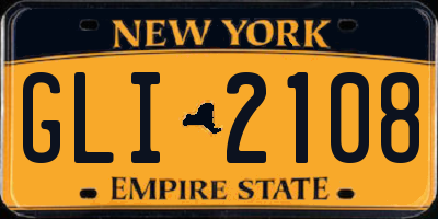 NY license plate GLI2108