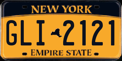 NY license plate GLI2121
