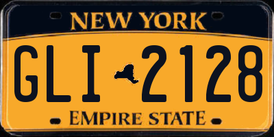 NY license plate GLI2128