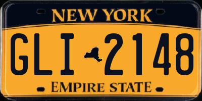 NY license plate GLI2148