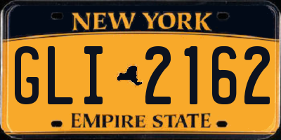 NY license plate GLI2162
