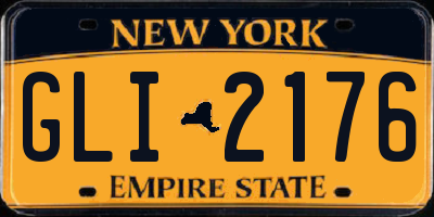 NY license plate GLI2176