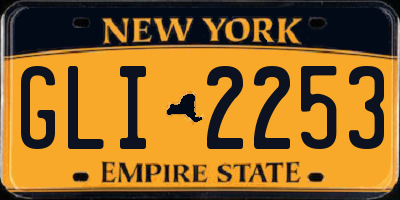 NY license plate GLI2253