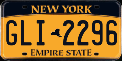 NY license plate GLI2296