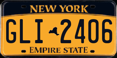 NY license plate GLI2406