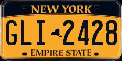 NY license plate GLI2428