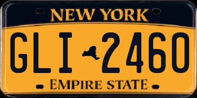 NY license plate GLI2460