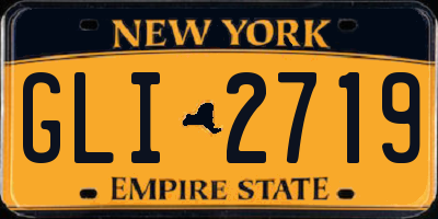 NY license plate GLI2719